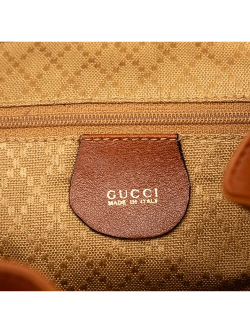 Gucci Bamboo Backpack Brown Leather - Picture 6 of 7